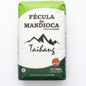 Fecula de mandioca 1 kg por pack